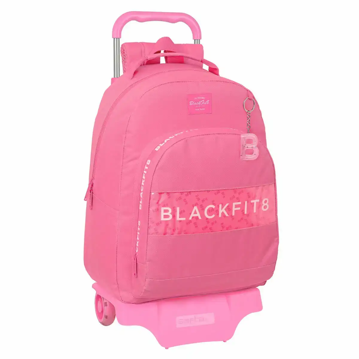 Cartable a roulettes blackfit8 glow up rose 32 x 42 x 15 cm _4997. DIAYTAR COTE D'IVOIRE - Là où Choisir est une Célébration de l'Artisanat. Explorez notre gamme variée et choisissez des produits qui incarnent la tradition et le talent des artisans du Côte d'Ivoire.