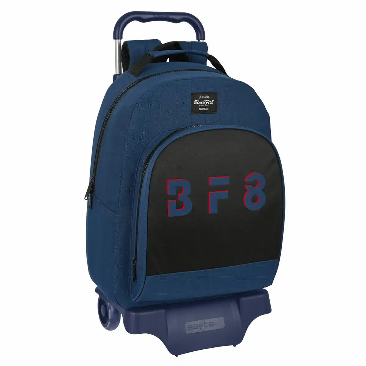 Cartable a roulettes blackfit8 urban noir blue marine 32 x 42 x 15 cm _3186. DIAYTAR COTE D'IVOIRE - Où Chaque Produit a sa Place. Parcourez notre catalogue et choisissez des articles qui s'intègrent parfaitement à votre style et à votre espace.