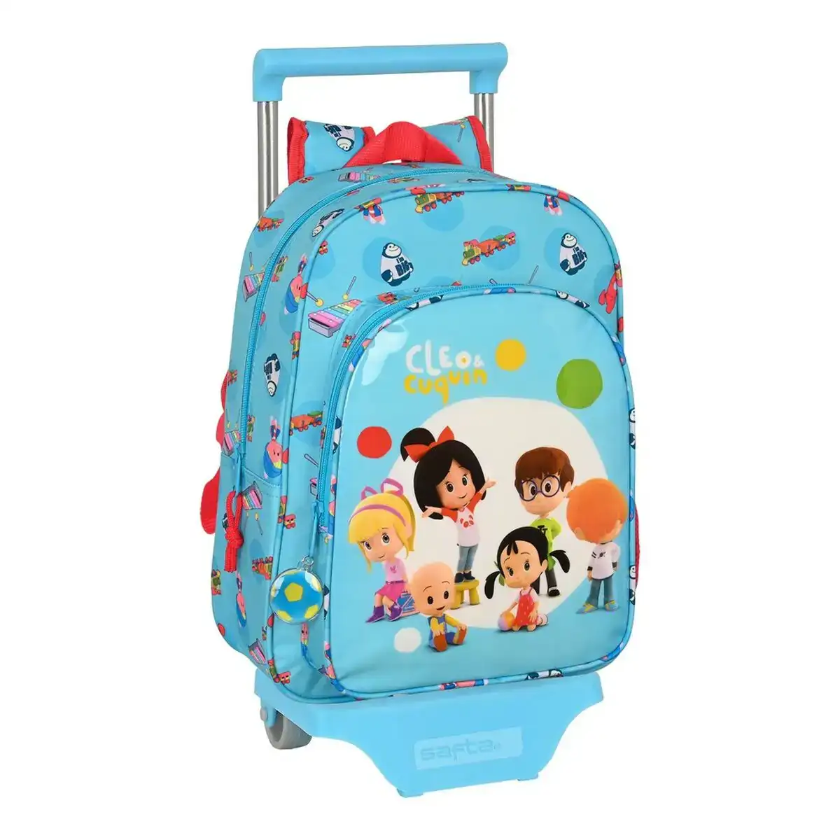 Cartable a roulettes cleo cuquin good night bleu 26 x 34 x 11 cm _7947. Entrez dans l'Univers de DIAYTAR COTE D'IVOIRE - Où Chaque Produit a sa Place. Explorez nos rayons virtuels et choisissez des articles qui s'intègrent parfaitement à votre style de vie.