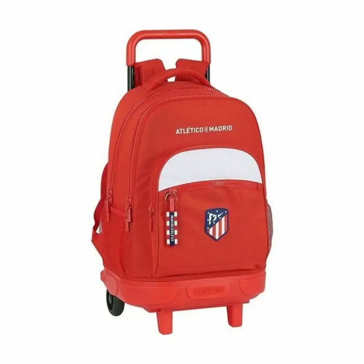 Cartable a roulettes compact atletico madrid m918 rouge blanc 33 x 45 x 22 cm _7597. DIAYTAR COTE D'IVOIRE - Où Chaque Produit a son Histoire à Raconter. Parcourez notre catalogue et découvrez des articles qui portent en eux la passion et l'histoire du Côte d'Ivoire.