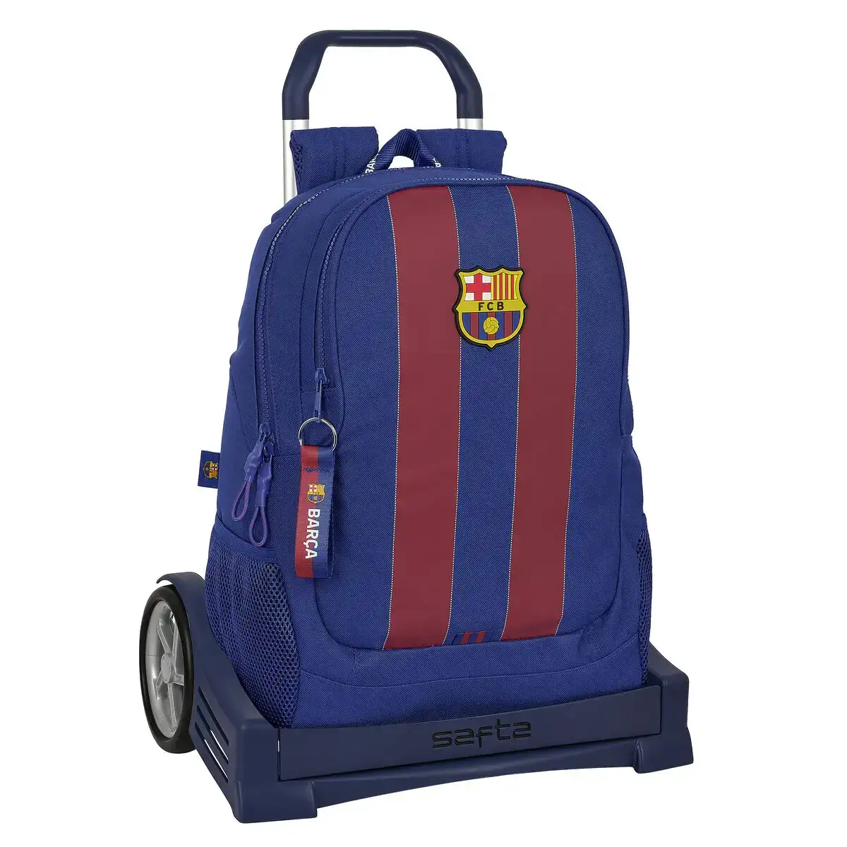 Cartable a roulettes f c barcelona rouge blue marine 32 x 44 x 16 cm_4378. DIAYTAR COTE D'IVOIRE - Votre Source de Découvertes Shopping. Découvrez des trésors dans notre boutique en ligne, allant des articles artisanaux aux innovations modernes.