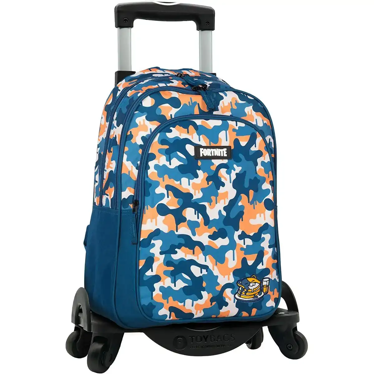 Cartable a roulettes fortnite bleu camouflage 42 x 32 x 20 cm _2204. DIAYTAR COTE D'IVOIRE - Où Choisir est un Acte d'Amour pour le Côte d'Ivoire. Explorez notre boutique en ligne et choisissez des articles qui célèbrent la culture et l'artisanat du pays.