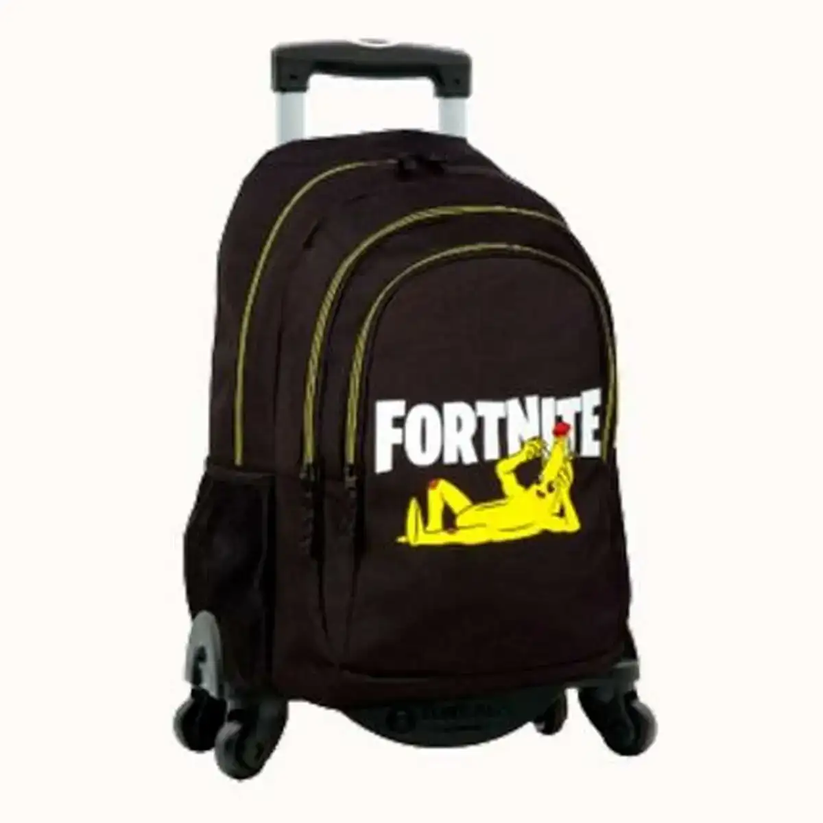 Cartable a roulettes fortnite crazy banana noir 42 x 32 x 20 cm _6324. DIAYTAR COTE D'IVOIRE - L'Art de Choisir, l'Art de S'émerveiller. Explorez notre gamme de produits et laissez-vous émerveiller par des créations authentiques et des designs modernes.
