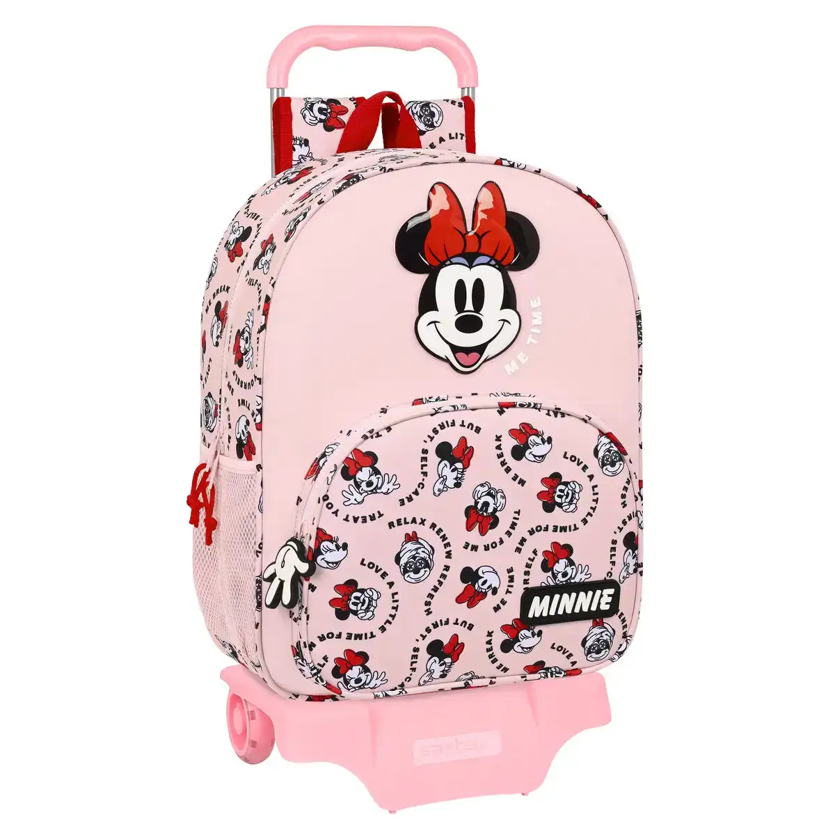 Cartable a roulettes minnie mouse me time rose 33 x 42 x 14 cm _5102. DIAYTAR COTE D'IVOIRE - Où l'Élégance Rencontre l'Authenticité. Naviguez à travers notre boutique en ligne et choisissez des produits qui incarnent le style et la tradition du Côte d'Ivoire.