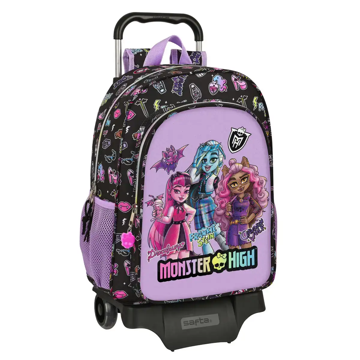 Cartable a roulettes monster high creep noir 33 x 42 x 14 cm_9487. DIAYTAR COTE D'IVOIRE - Un Monde de Possibilités à Portée de Clic. Parcourez notre site web pour découvrir des sélections infinies, de l'épicerie aux bijoux, et vivez une expérience d'achat sans pareil.