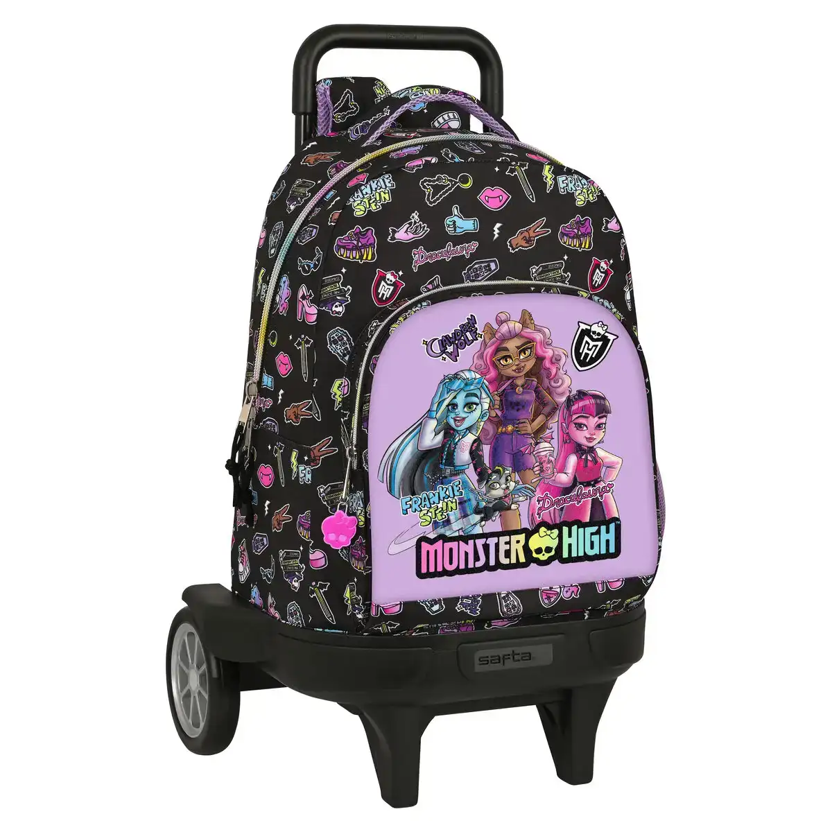 Cartable a roulettes monster high creep noir 33 x 45 x 22 cm_3441. DIAYTAR COTE D'IVOIRE - Votre Plateforme Shopping de Confiance. Naviguez à travers nos rayons et choisissez des produits fiables qui répondent à vos besoins quotidiens.