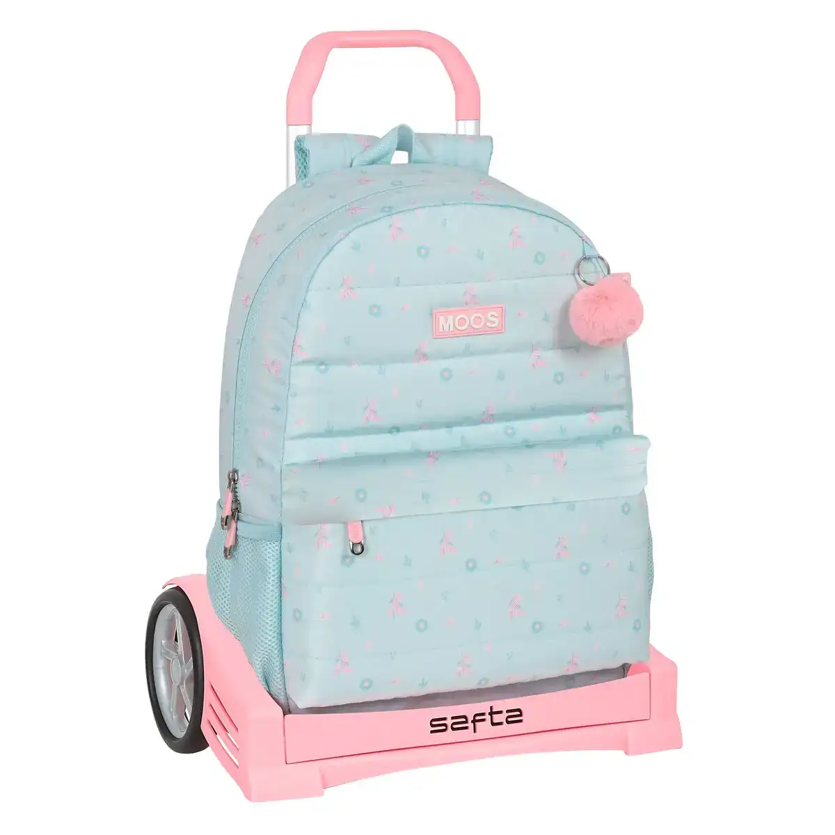 Cartable a roulettes moos garden turquoise 30 x 46 x 14 cm_5840. Bienvenue sur DIAYTAR COTE D'IVOIRE - Où l'Authenticité Rencontre le Confort. Plongez dans notre univers de produits qui allient tradition et commodité pour répondre à vos besoins.