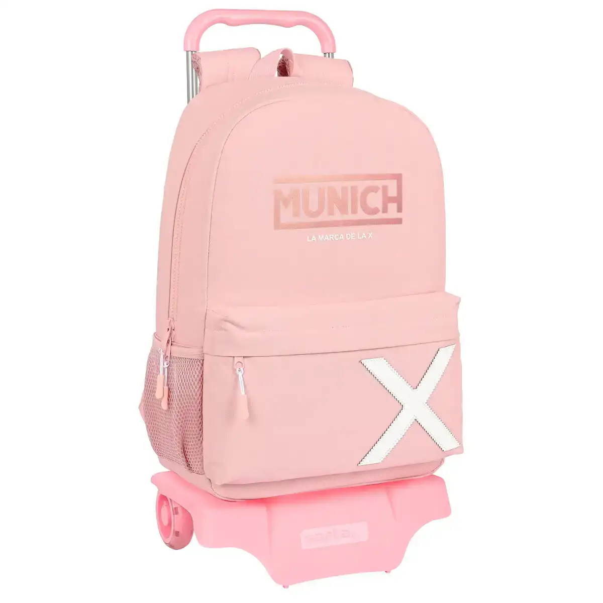 Cartable a roulettes munich makeup rose 30 x 46 x 14 cm _2507. DIAYTAR COTE D'IVOIRE - Votre Destination pour un Shopping Inégalé. Naviguez à travers notre sélection minutieuse pour trouver des produits qui répondent à tous vos besoins.