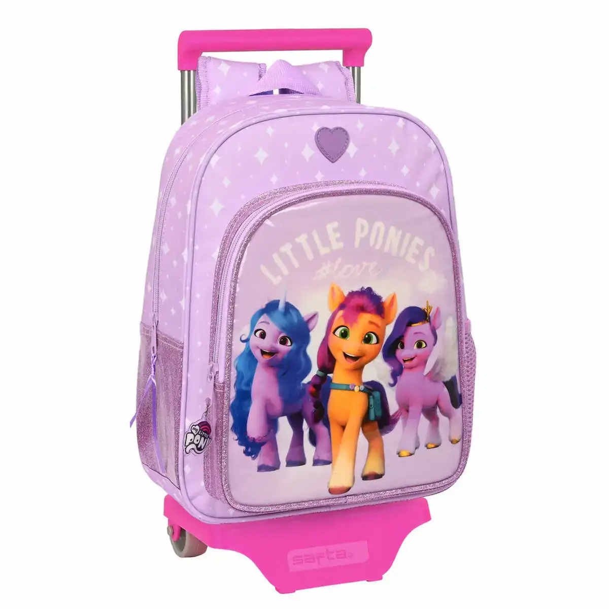 Cartable a roulettes my little pony lila 26 x 34 x 11 cm _3123. DIAYTAR COTE D'IVOIRE - L'Art de Choisir, l'Art de Vivre. Explorez notre univers de produits soigneusement sélectionnés pour vous offrir une expérience shopping riche et gratifiante.