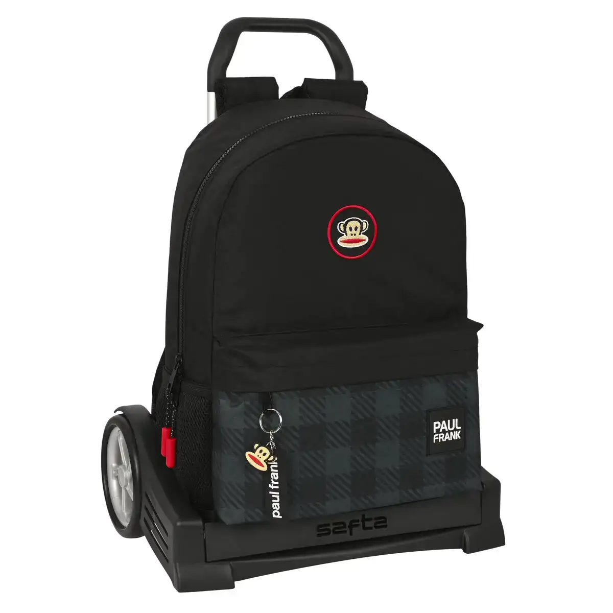 Cartable a roulettes paul frank campers noir 30 x 46 x 14 cm _8149. DIAYTAR COTE D'IVOIRE - Là où le Chic Rencontre la Tradition. Naviguez à travers notre catalogue et choisissez des produits qui équilibrent l'élégance intemporelle et l'innovation moderne.