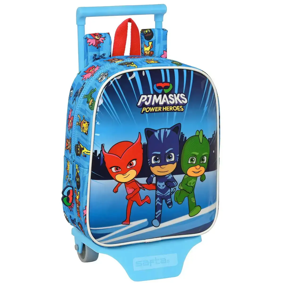 Cartable a roulettes pj masks bleu 22 x 27 x 10 cm_5698. DIAYTAR COTE D'IVOIRE - L'Art de Choisir, l'Art de S'émerveiller. Explorez notre boutique en ligne et choisissez des articles qui éveillent votre sens de l'émerveillement.