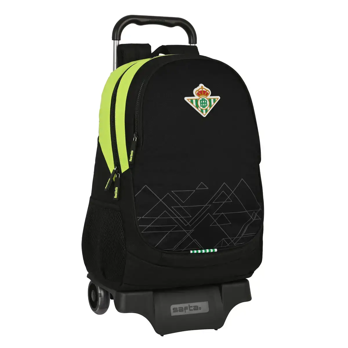 Cartable a roulettes real betis balompie noir citron 32 x 44 x 16 cm_1417. DIAYTAR COTE D'IVOIRE - Là où Choisir est un Acte d'Amour pour la Culture Côte d'Ivoireaise. Explorez notre gamme et choisissez des produits qui célèbrent la richesse de notre patrimoine.