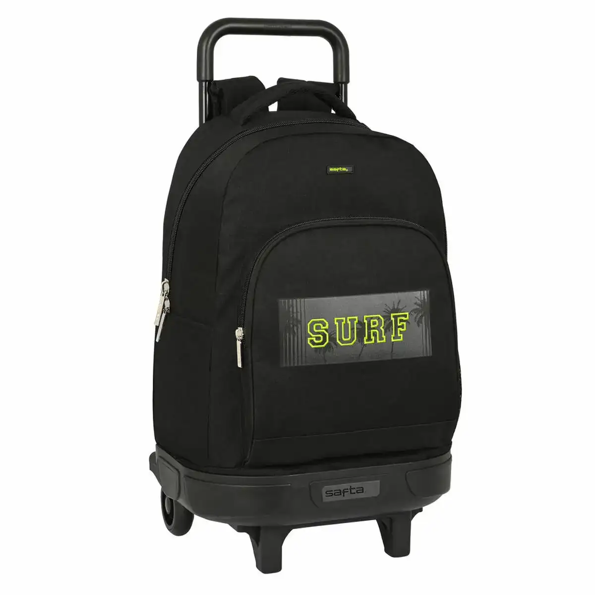 Cartable a roulettes safta surf noir 33 x 45 x 22 cm _2624. DIAYTAR COTE D'IVOIRE - Là où Choisir est une Affirmation de Style. Naviguez à travers notre boutique en ligne et choisissez des produits qui vous distinguent et vous valorisent.