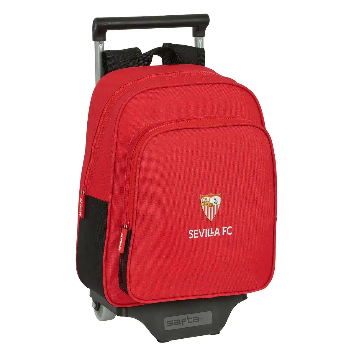 Cartable a roulettes sevilla futbol club noir rouge 28 x 34 x 10 cm_3372. DIAYTAR COTE D'IVOIRE - Où Chaque Achat Raconte une Histoire. Parcourez notre boutique en ligne pour trouver des articles qui évoquent le savoir-faire et la tradition du Côte d'Ivoire.