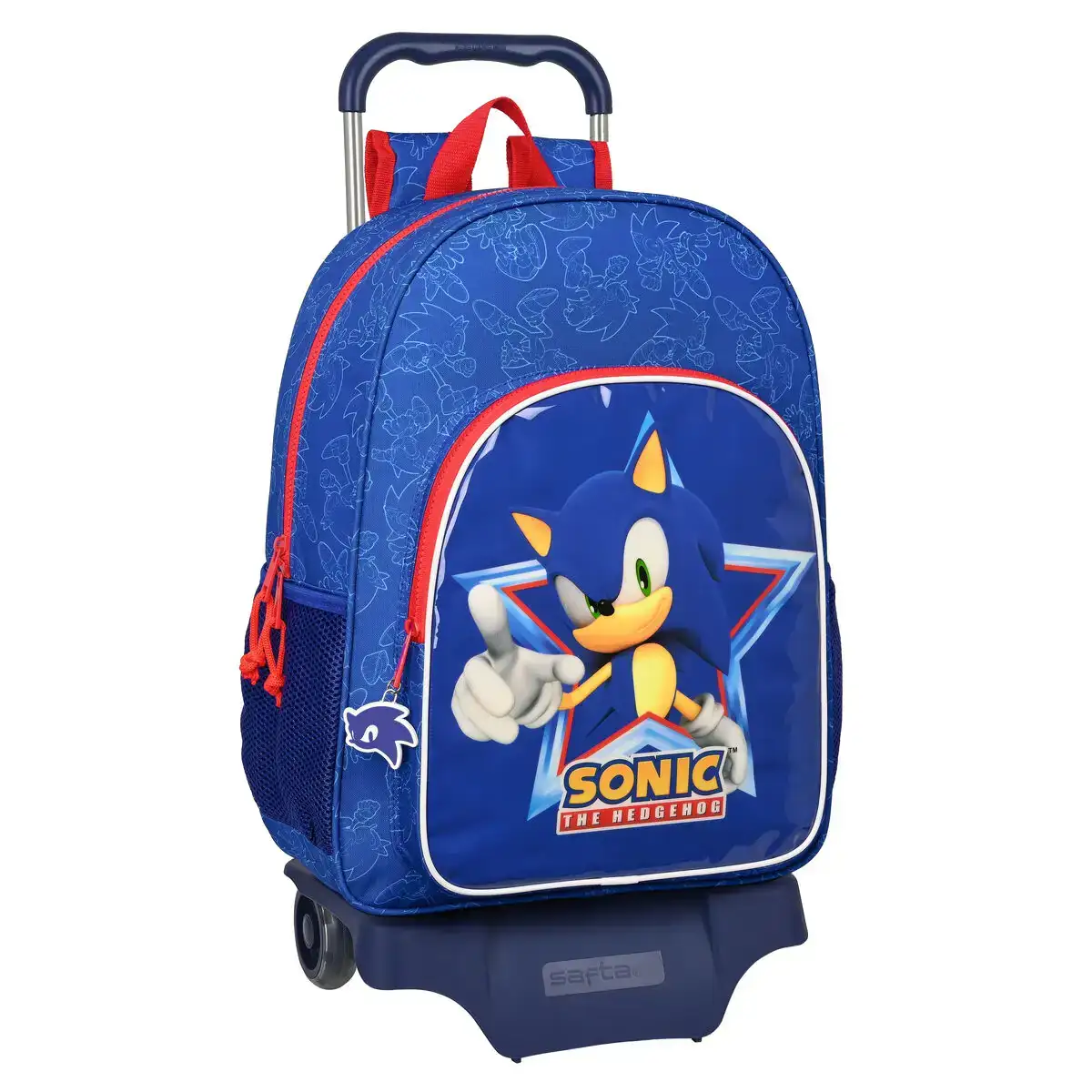 Cartable a roulettes sonic let s roll blue marine 33 x 42 x 14 cm_4162. DIAYTAR COTE D'IVOIRE - Votre Passage vers l'Élégance Accessible. Parcourez notre boutique en ligne pour trouver des produits qui vous permettent d'allier style et économies.