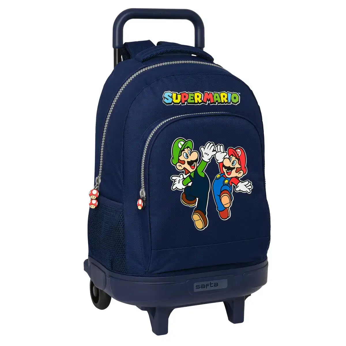 Cartable a roulettes super mario 33 x 45 x 22 cm blue marine_5321. DIAYTAR COTE D'IVOIRE - Votre Source d'Inspiration Shopping. Parcourez nos rayons et trouvez des articles qui vous inspirent, que ce soit pour votre style, votre maison ou votre vie quotidienne.