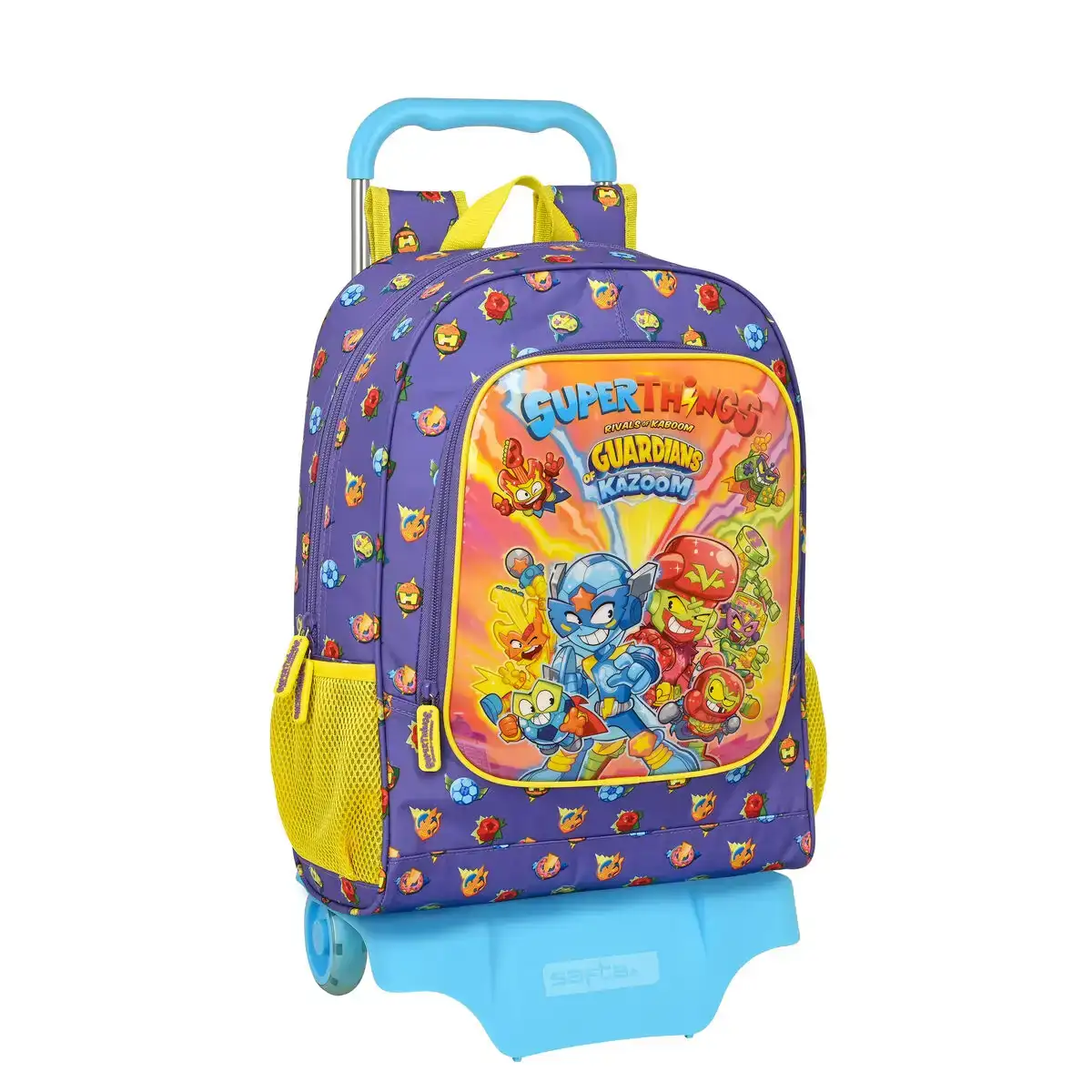 Cartable a roulettes superthings guardians of kazoom violet jaune 32 x 42 x 14 cm _1612. Bienvenue chez DIAYTAR COTE D'IVOIRE - Où Chaque Achat Fait une Différence. Découvrez notre gamme de produits qui reflètent l'engagement envers la qualité et le respect de l'environnement.