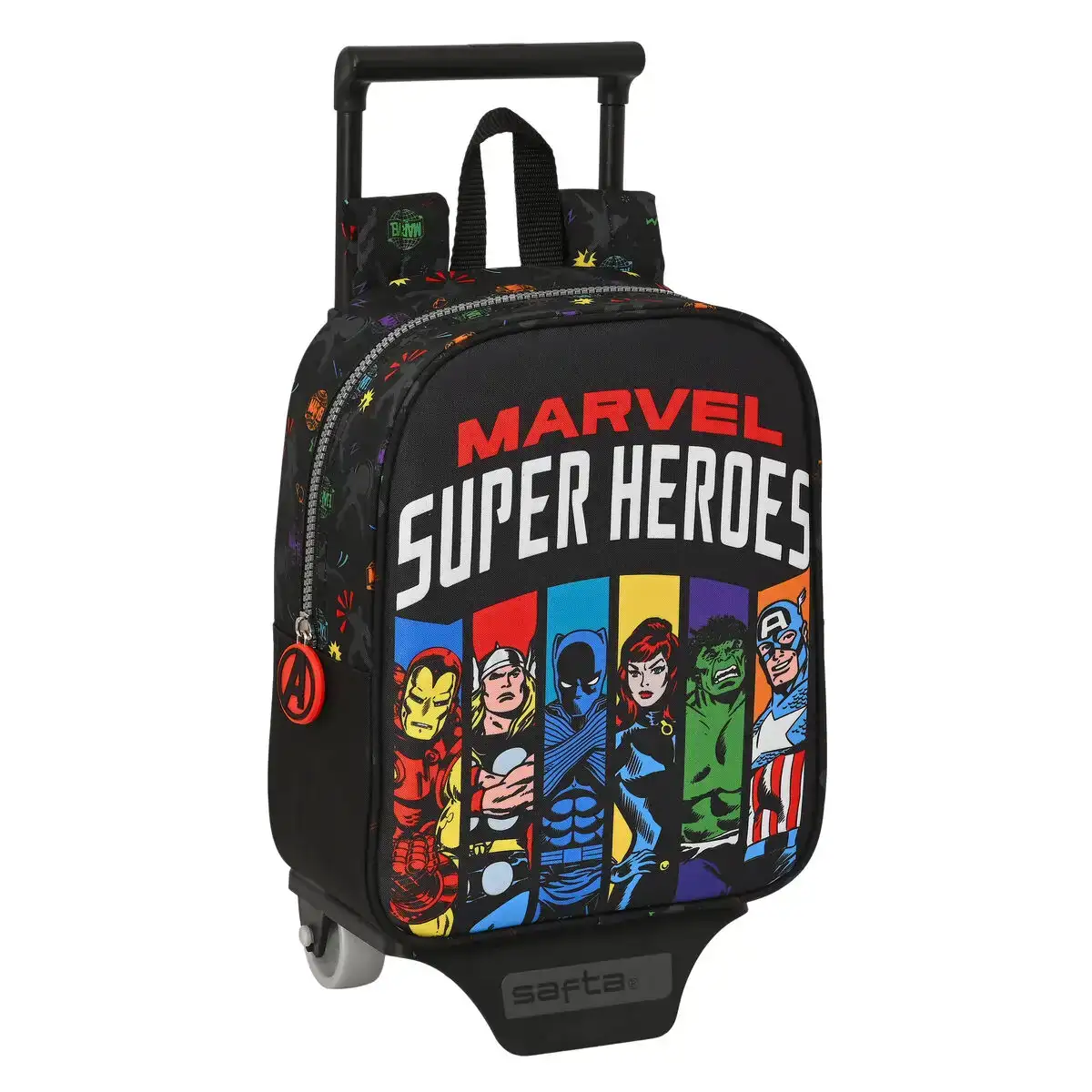 Cartable a roulettes the avengers super heroes noir 22 x 27 x 10 cm _4491. DIAYTAR COTE D'IVOIRE - Là où les Possibilités sont Infinies. Parcourez nos catégories et laissez-vous séduire par des produits qui enrichiront votre quotidien, du pratique à l'esthétique.
