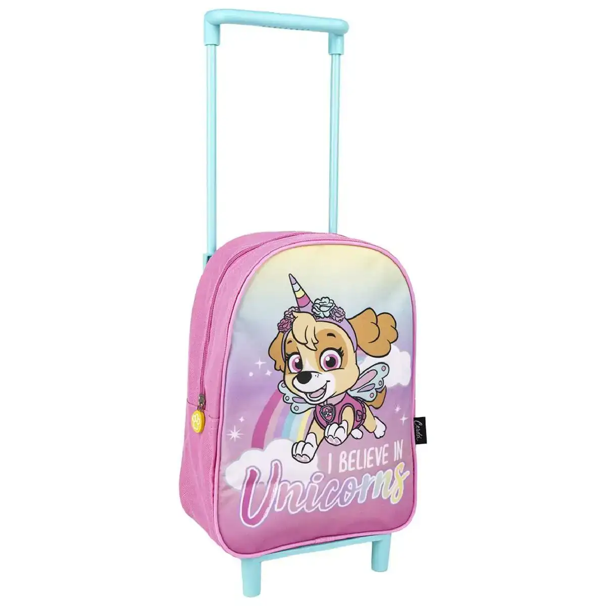 Cartable a roulettes the paw patrol rose 22 x 10 x 29 cm_1419. DIAYTAR COTE D'IVOIRE - Où le Shopping est un Plaisir Engagé. Parcourez notre catalogue et choisissez des produits qui respectent vos valeurs et vos attentes.