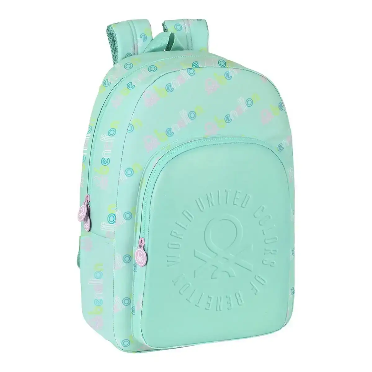 Cartable benetton world menthe 30 x 46 x 14 cm_6760. Bienvenue sur DIAYTAR COTE D'IVOIRE - Où Chaque Article a son Histoire. Découvrez notre sélection méticuleuse de produits qui racontent l'authenticité et la beauté du Côte d'Ivoire.