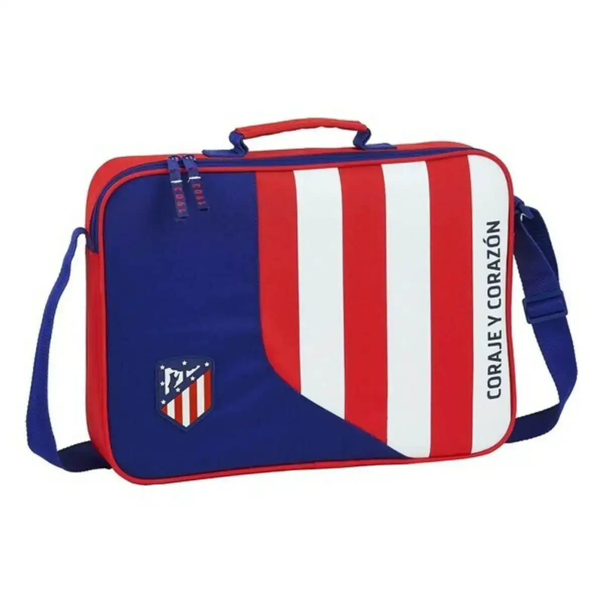 Cartable d ecole atletico madrid neptuno bleu rouge blanc 38 x 28 x 6 cm _3302. DIAYTAR COTE D'IVOIRE - Votre Marché Virtuel au Côte d'Ivoire. Parcourez notre boutique en ligne pour trouver des trésors cachés, des articles indispensables du quotidien aux joyaux artistiques.