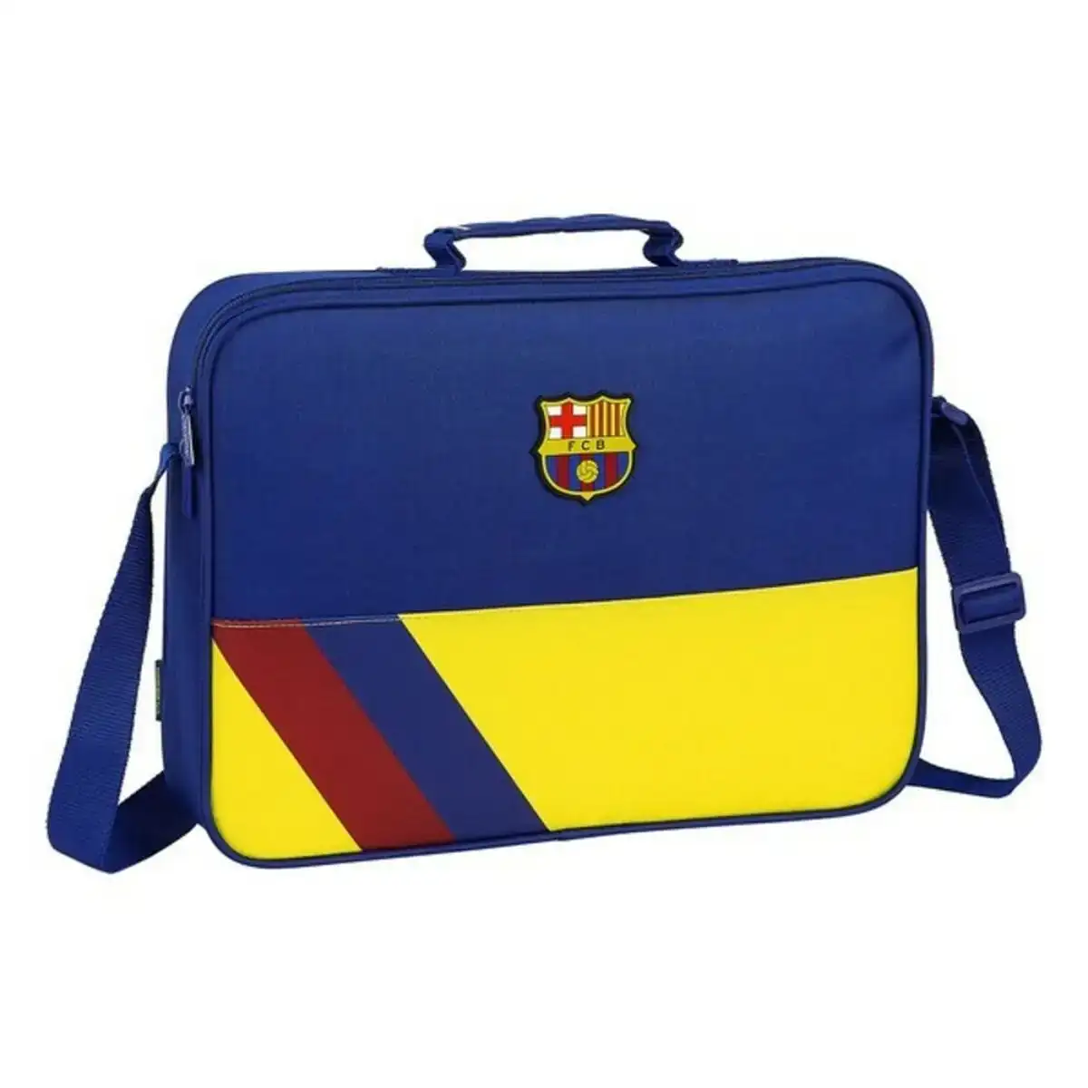 Cartable d ecole f c barcelona bleu 38 x 28 x 6 cm _5519. DIAYTAR COTE D'IVOIRE - Là où Chaque Produit a son Histoire. Découvrez notre gamme de produits, chacun portant en lui le récit de l'artisanat et de la passion, pour vous offrir une expérience de shopping authentique.