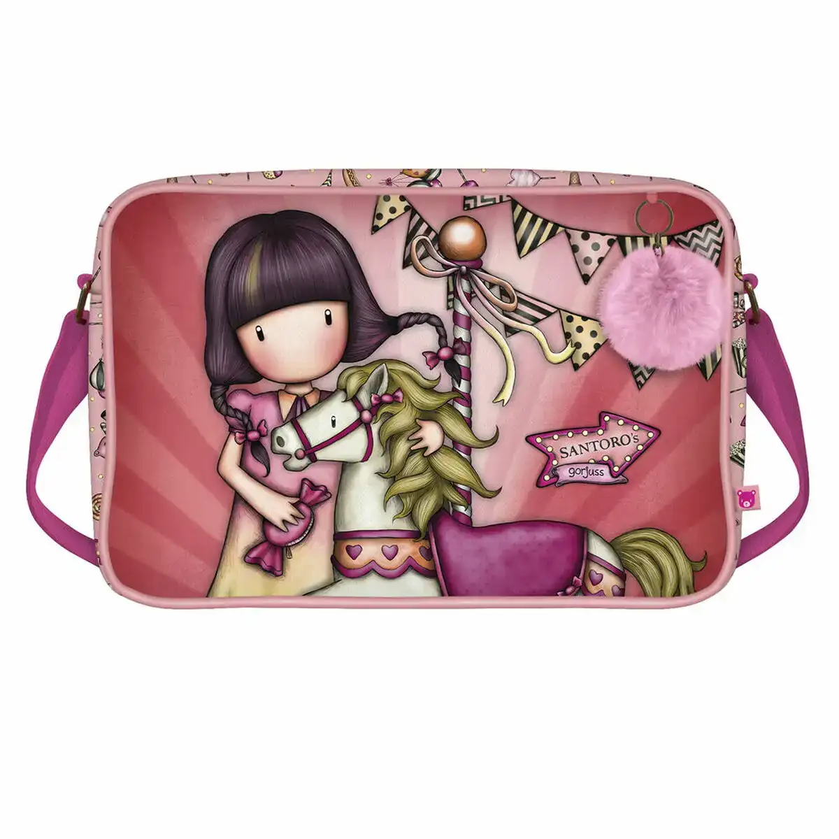 Cartable d ecole gorjuss carousel saumon 35 x 26 5 x 10 5 cm _1734. DIAYTAR COTE D'IVOIRE - Là où Chaque Produit Est une Trouvaille. Explorez notre sélection minutieuse et découvrez des articles qui correspondent à votre style de vie et à vos aspirations.