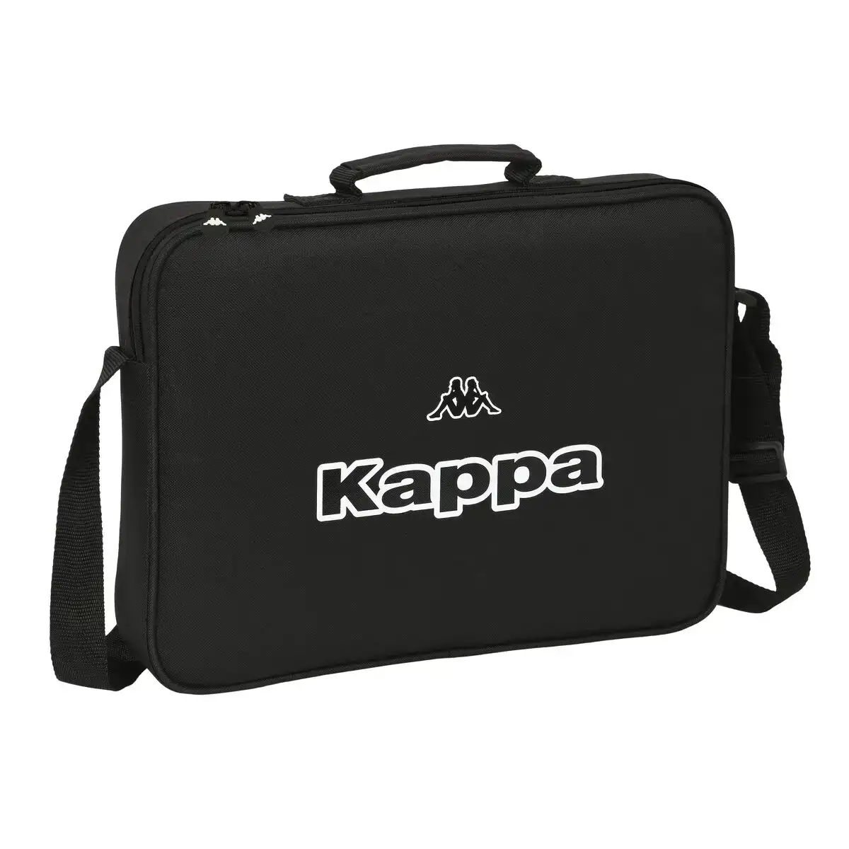 Cartable d ecole kappa black noir 38 x 28 x 6 cm _8231. DIAYTAR COTE D'IVOIRE - Votre Boutique en Ligne, Votre Choix Illimité. Parcourez nos rayons et découvrez des produits qui vous inspirent, de la mode à la maison et bien plus.