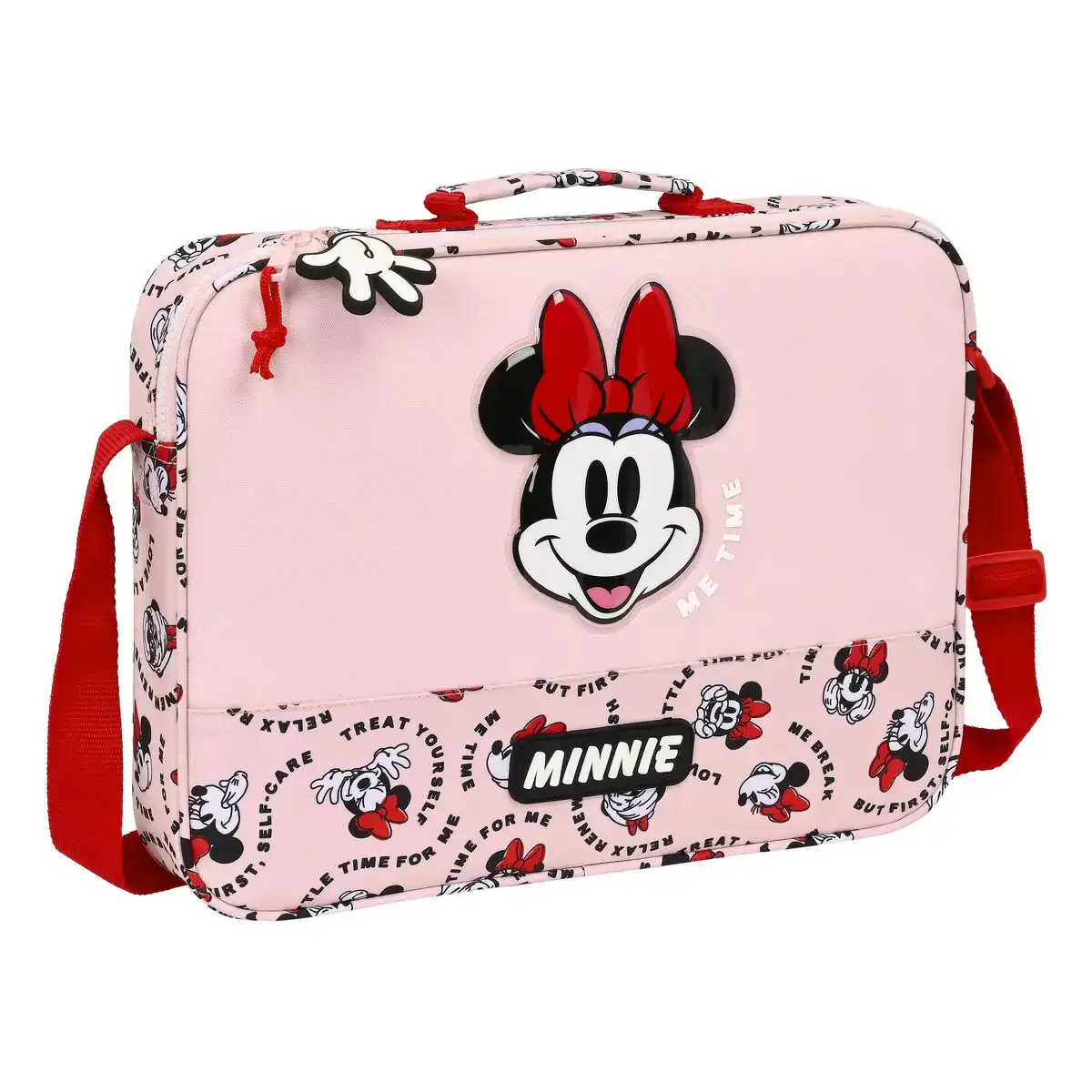Cartable d ecole minnie mouse me time rose 38 x 28 x 6 cm _4004. DIAYTAR COTE D'IVOIRE - L'Art de Choisir, l'Art de S'émerveiller. Explorez notre gamme de produits et laissez-vous émerveiller par des créations authentiques et des designs modernes.