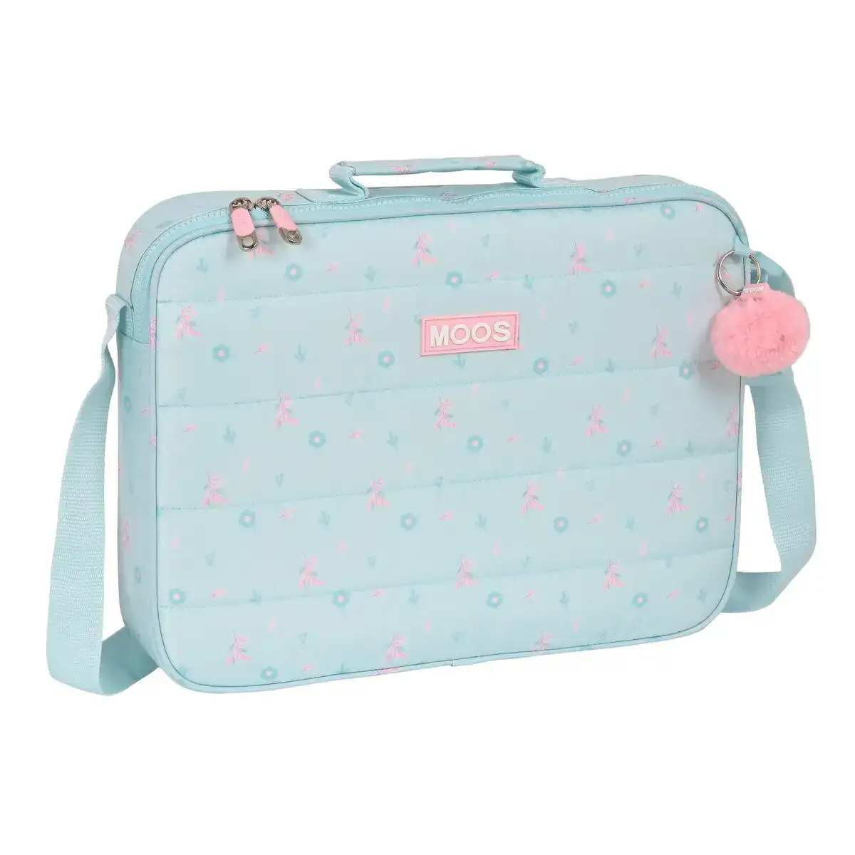 Cartable d ecole moos garden turquoise 38 x 28 x 6 cm_4001. DIAYTAR COTE D'IVOIRE - Votre Plateforme pour un Shopping Inspiré. Explorez nos offres variées et découvrez des articles qui stimulent votre créativité et embellissent votre vie.