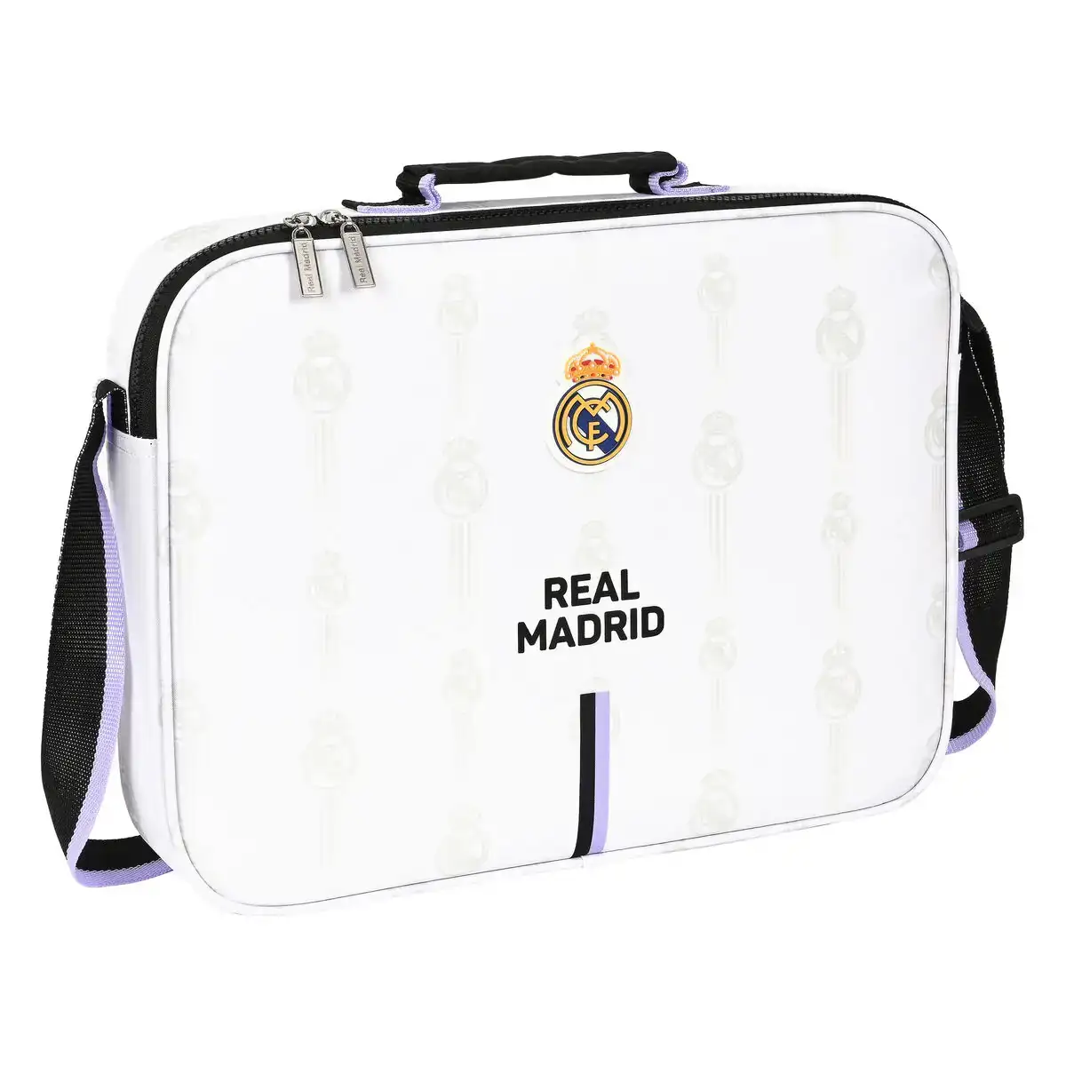 Cartable d ecole real madrid c f noir blanc 38 x 28 x 6 cm _3021. DIAYTAR COTE D'IVOIRE - L'Art de Vivre avec Authenticité. Explorez notre gamme de produits artisanaux et découvrez des articles qui apportent une touche unique à votre vie.