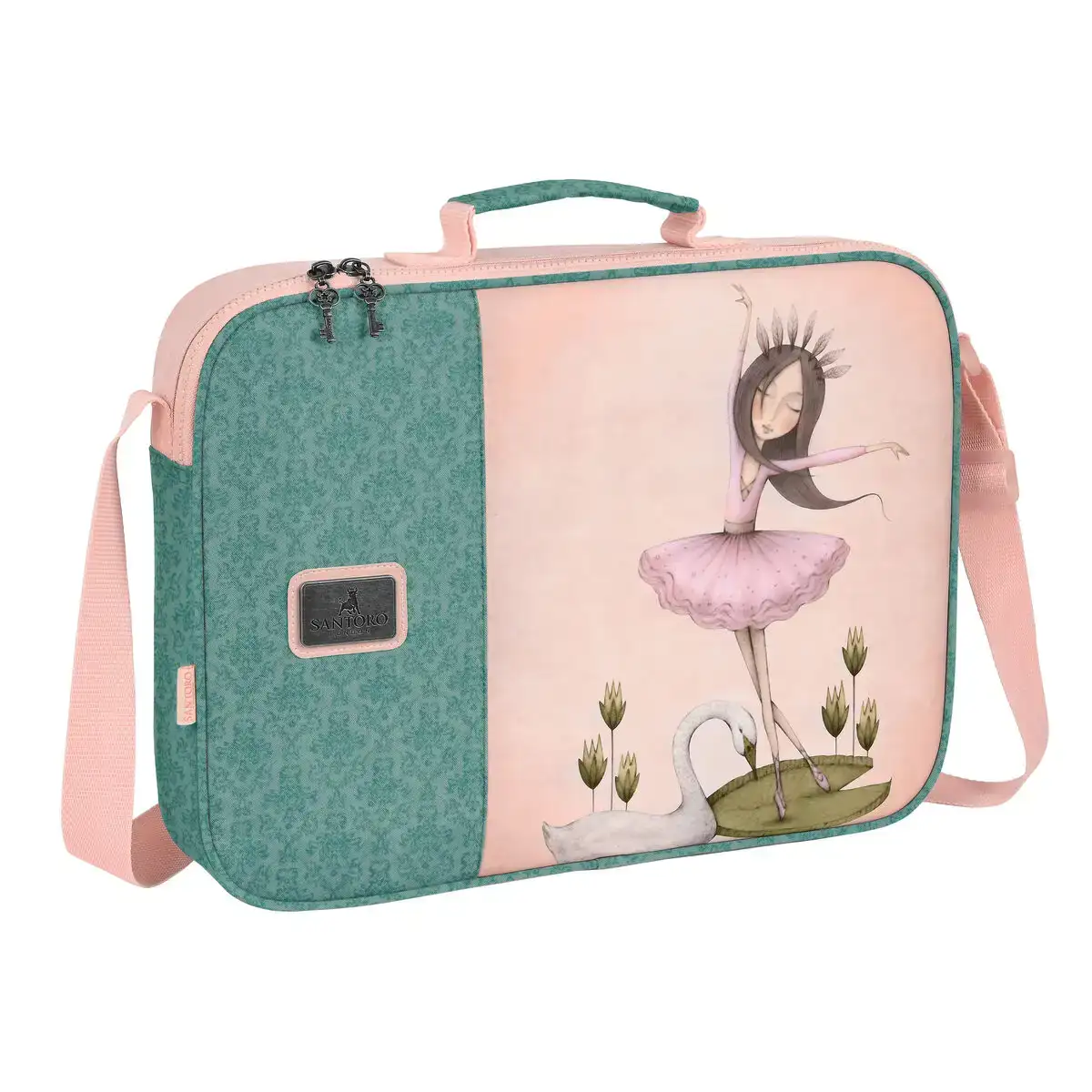Cartable d ecole santoro swan lake gris rose 38 x 28 x 6 cm_7900. DIAYTAR COTE D'IVOIRE - Là où Chaque Clic Compte. Parcourez notre boutique en ligne et laissez-vous guider vers des trouvailles uniques qui enrichiront votre quotidien.