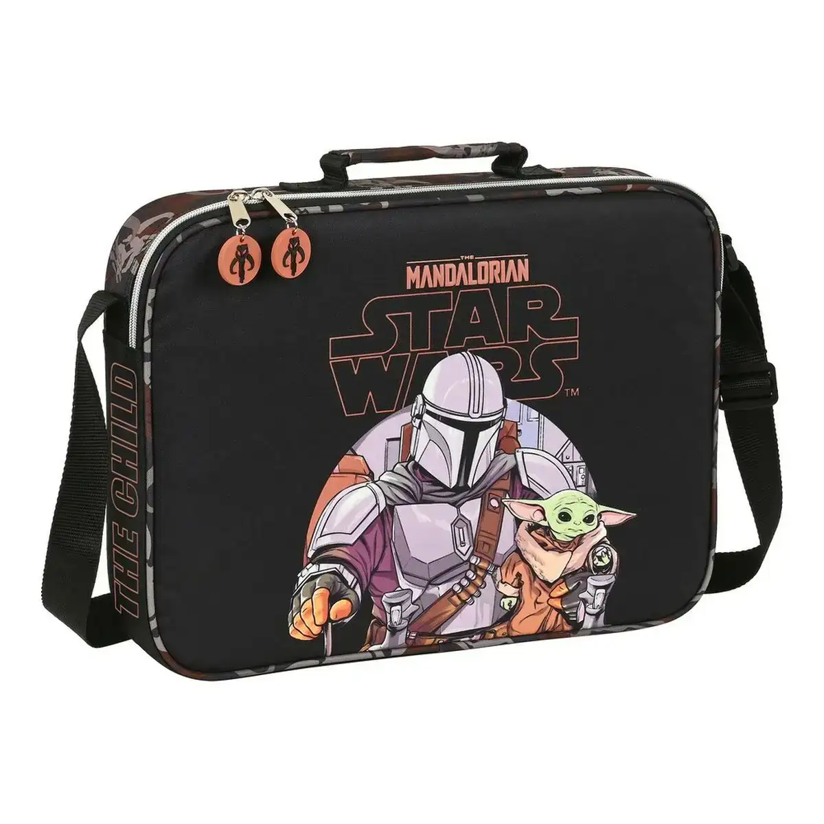 Cartable d ecole the mandalorian the guild marron noir 38 x 28 x 6 cm_8306. DIAYTAR COTE D'IVOIRE - Là où le Chic Rencontre la Tradition. Naviguez à travers notre catalogue et choisissez des produits qui équilibrent l'élégance intemporelle et l'innovation moderne.