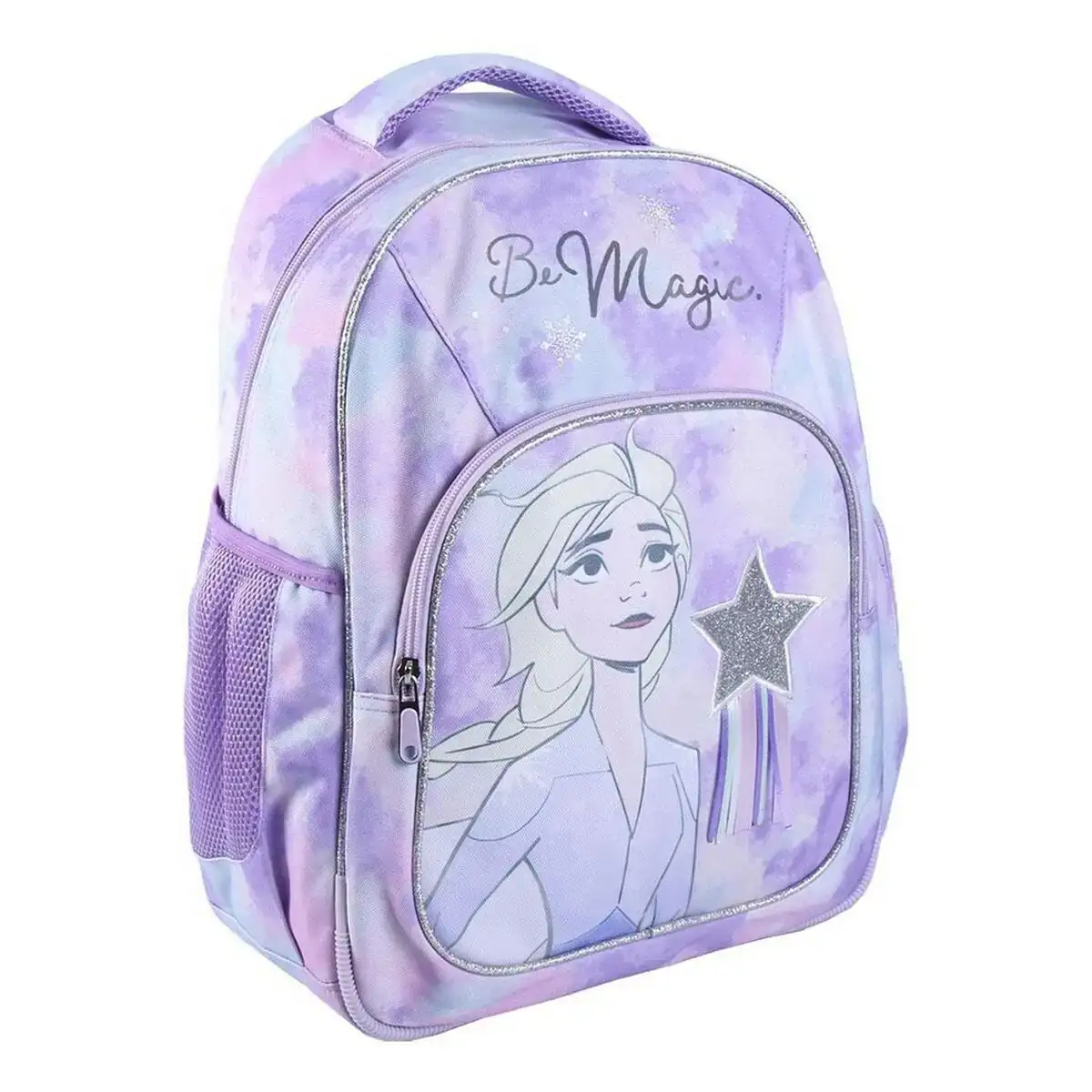 Cartable frozen be magical lila 32 x 15 x 42 cm _8449. DIAYTAR COTE D'IVOIRE - Là où Choisir est un Acte d'Amour pour le Côte d'Ivoire. Explorez notre gamme et choisissez des produits qui célèbrent la culture et l'artisanat du pays.