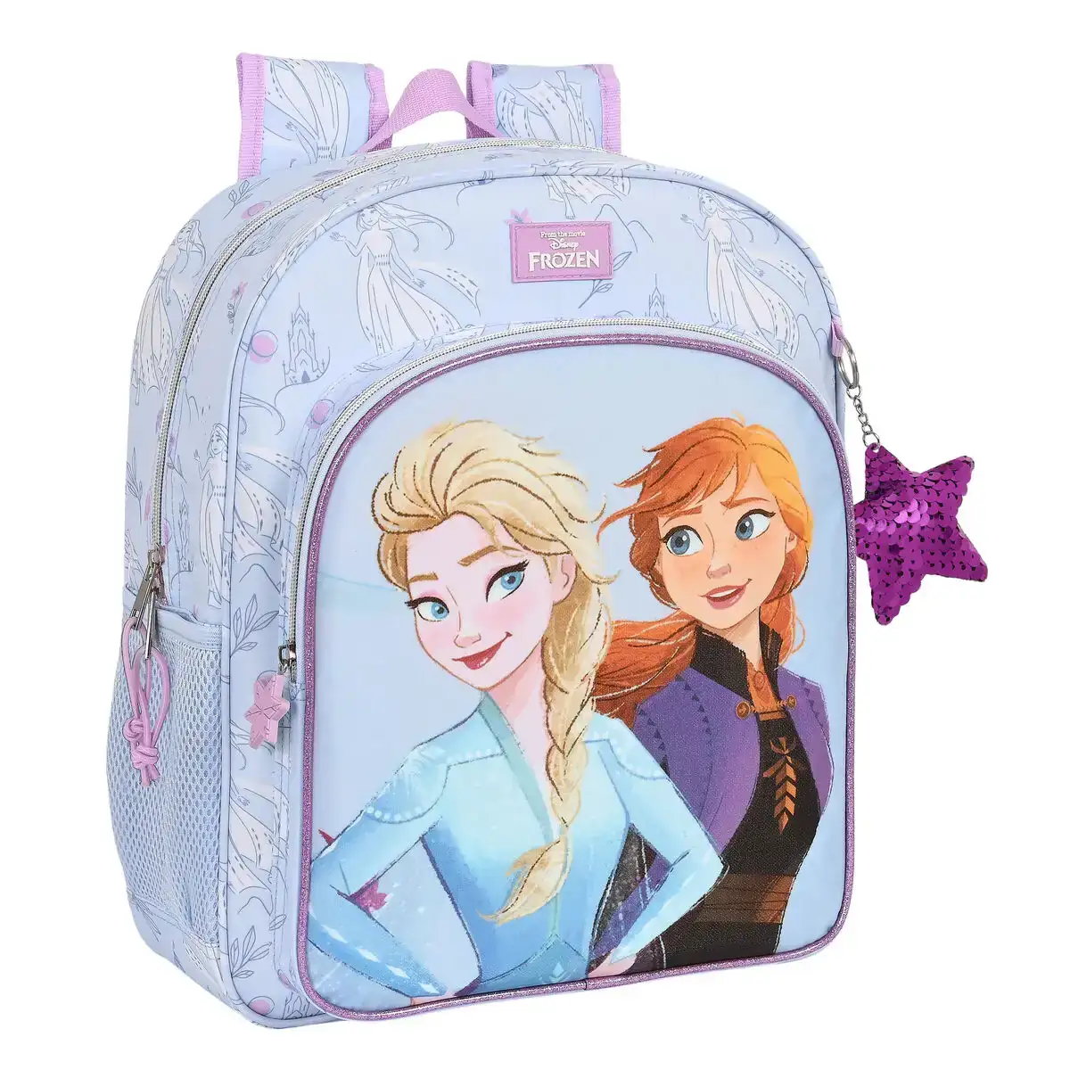 Cartable frozen believe 32 x 38 x 12 cm lila_5442. DIAYTAR COTE D'IVOIRE - L'Art de Vivre le Shopping en Ligne. Découvrez notre plateforme intuitive et trouvez des produits qui vous inspirent et vous enchantent, à chaque clic.