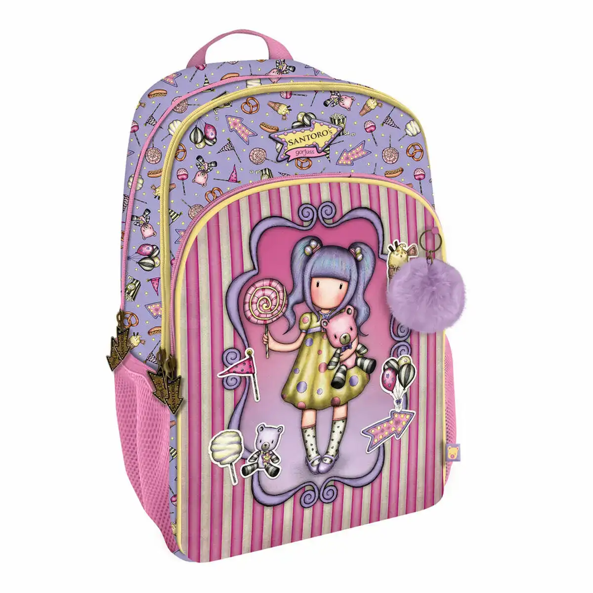 Cartable gorjuss first prize lila 29 x 45 x 17 cm _9333. DIAYTAR COTE D'IVOIRE - Où Chaque Achat Raconte une Histoire. Explorez notre boutique en ligne et créez votre propre narration à travers notre diversité de produits, chacun portant une signification unique.