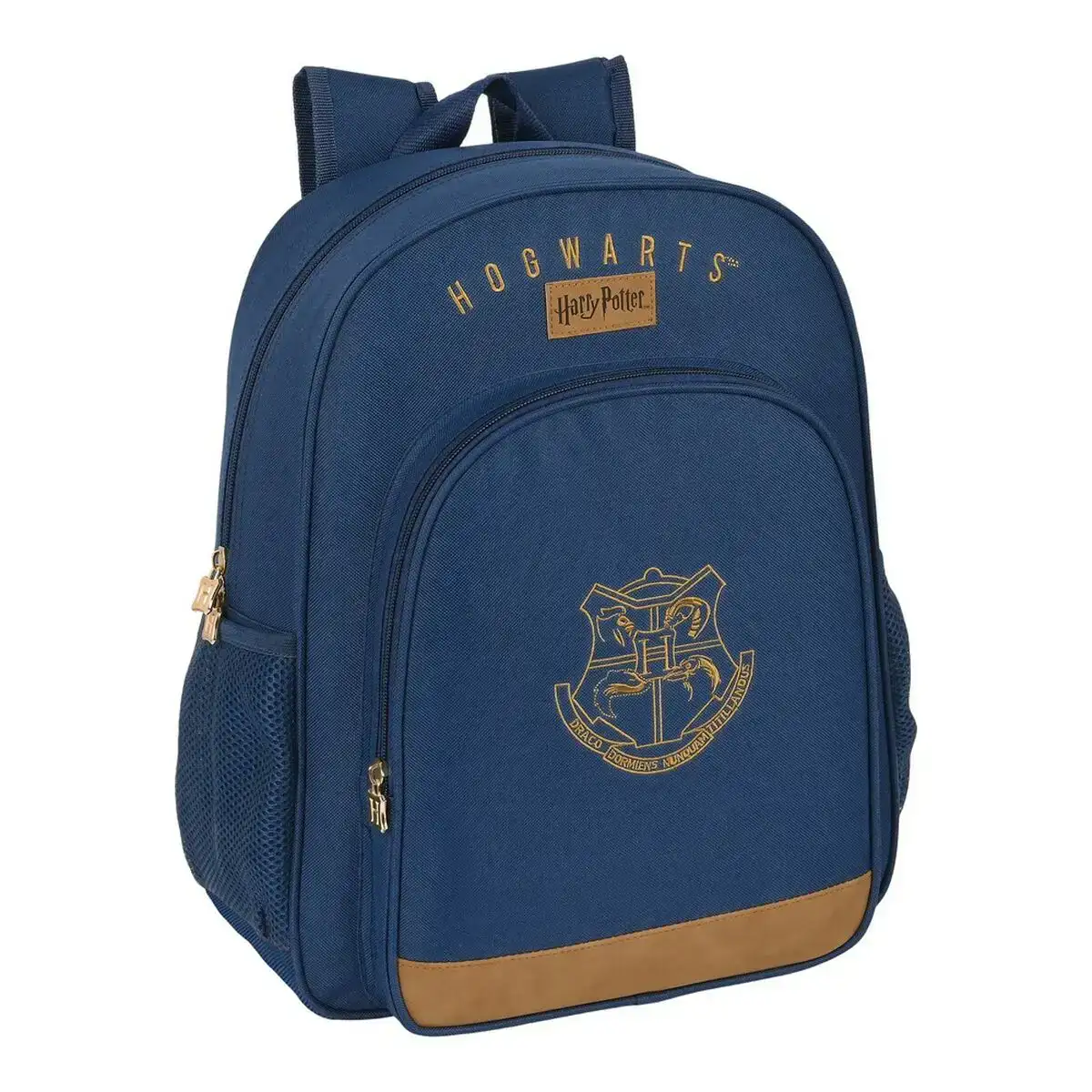 Cartable harry potter magical marron blue marine 32 x 38 x 12 cm _4168. DIAYTAR COTE D'IVOIRE - L'Art de Vivre l'Excellence au Quotidien. Explorez notre gamme et choisissez des produits qui ajoutent une note de prestige à votre vie.
