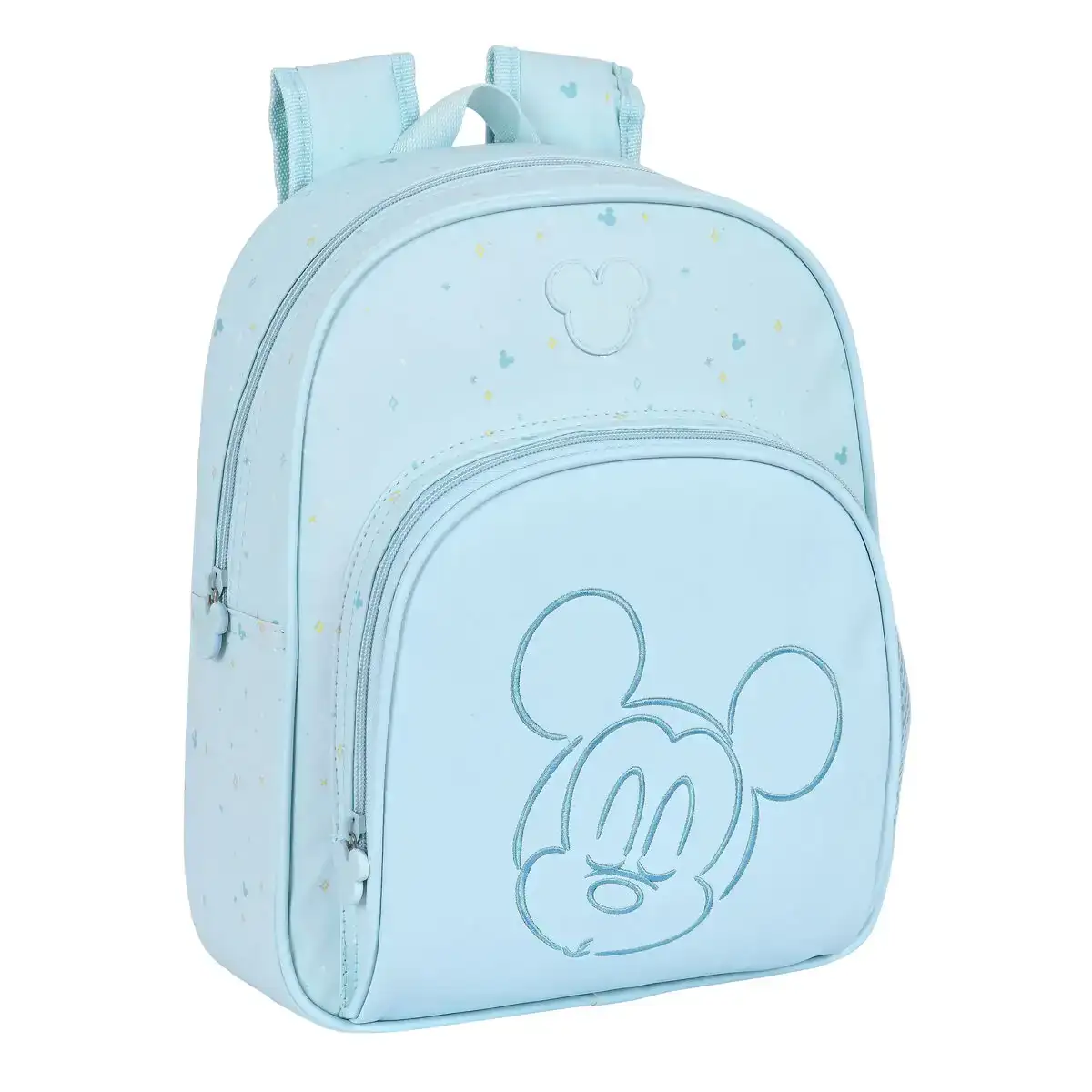 Cartable mickey mouse clubhouse baby bleu clair 28 x 34 x 10 cm _6774. DIAYTAR COTE D'IVOIRE - Où Choisir Devient une Découverte. Explorez notre boutique en ligne et trouvez des articles qui vous surprennent et vous ravissent à chaque clic.