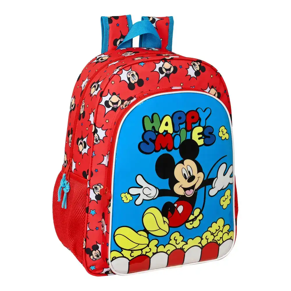 Cartable mickey mouse clubhouse happy smiles bleu rouge 33 x 42 x 14 cm_7540. Bienvenue chez DIAYTAR COTE D'IVOIRE - Où Chaque Produit a son Âme. Découvrez notre gamme et choisissez des articles qui résonnent avec votre personnalité et vos valeurs.