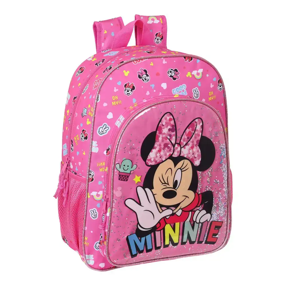 Cartable minnie mouse lucky rose 33 x 42 x 14 cm_8738. DIAYTAR COTE D'IVOIRE - L'Art de Choisir, l'Art de S'émerveiller. Explorez notre boutique en ligne et choisissez des articles qui éveillent votre sens de l'émerveillement.
