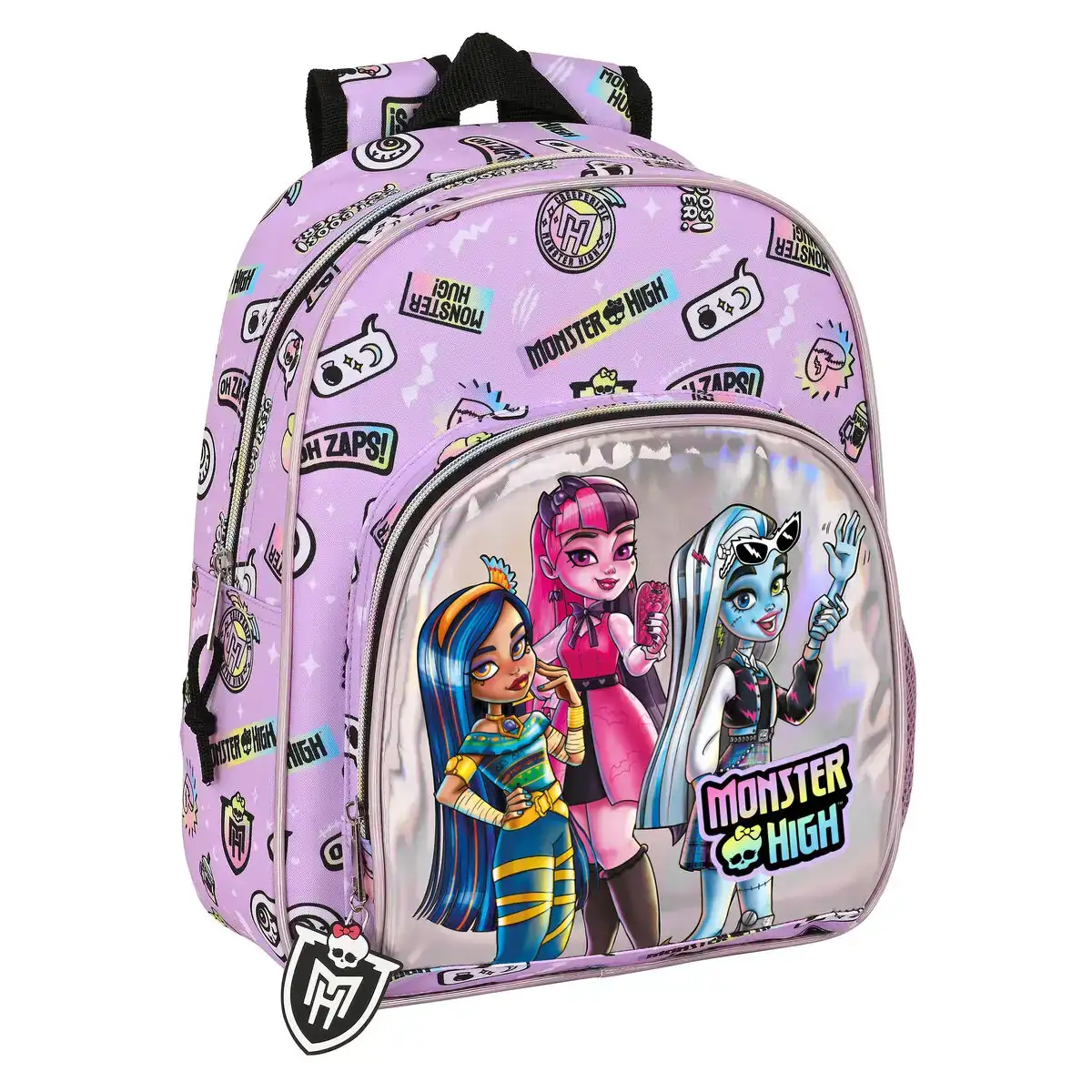 Cartable monster high best boos lila 28 x 34 x 10 cm_4048. DIAYTAR COTE D'IVOIRE - Où Chaque Produit a son Histoire. Découvrez notre gamme de produits, chacun portant en lui le récit de l'artisanat et de la passion, pour vous offrir une expérience de shopping authentique.