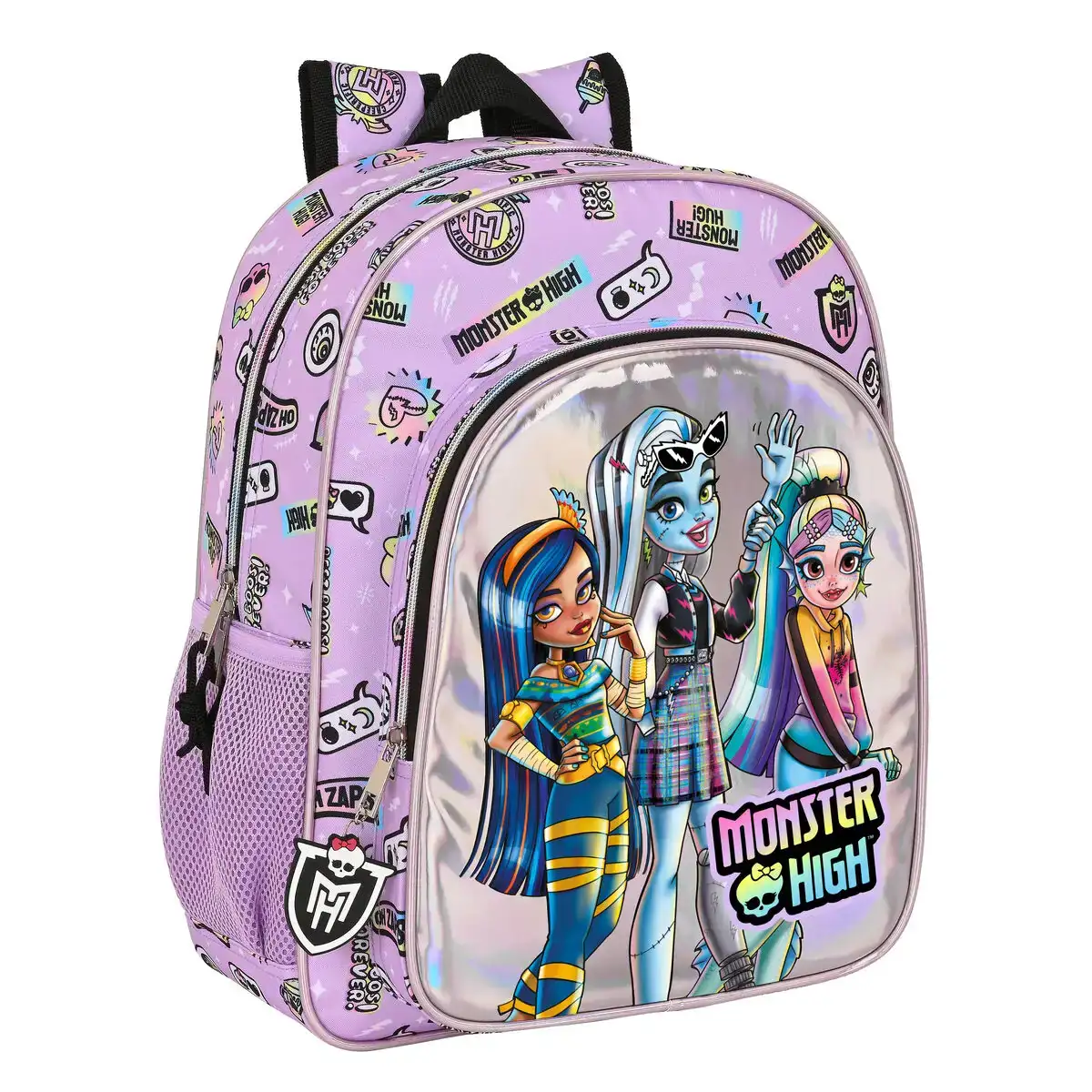 Cartable monster high best boos lila 32 x 38 x 12 cm_9745. DIAYTAR COTE D'IVOIRE - L'Artisanat à Portée de Clic. Découvrez notre boutique en ligne pour trouver des produits uniques qui célèbrent la créativité et l'artisanat sénégalais.