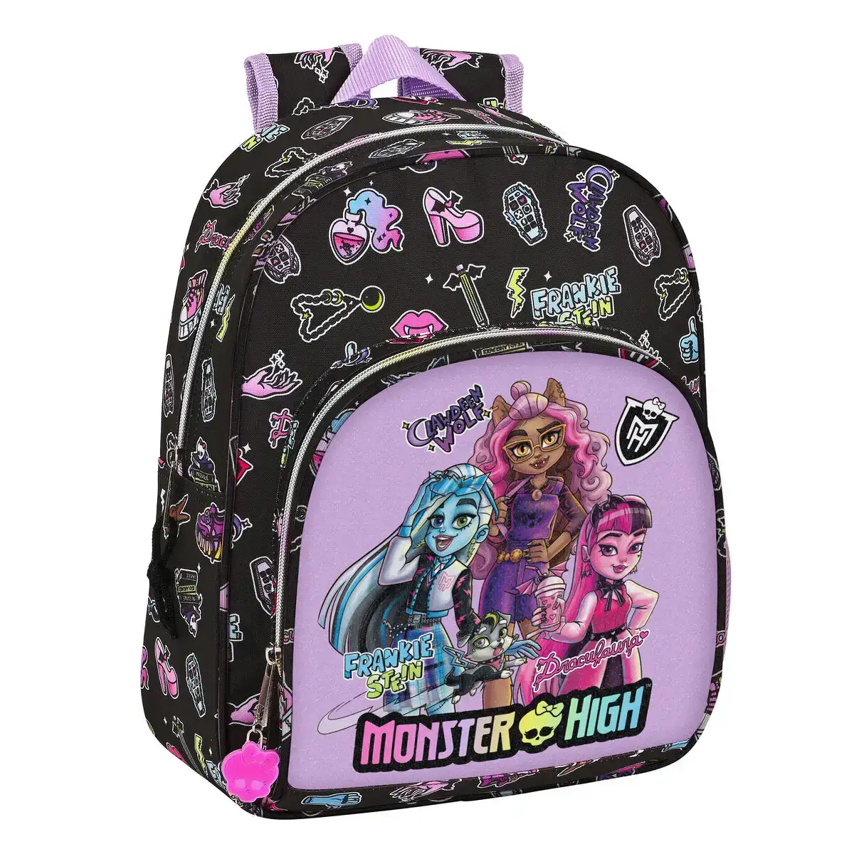 Cartable monster high creep noir 28 x 34 x 10 cm_7058. Bienvenue sur DIAYTAR COTE D'IVOIRE - Là où Chaque Objet a une Âme. Plongez dans notre catalogue et trouvez des articles qui portent l'essence de l'artisanat et de la passion.