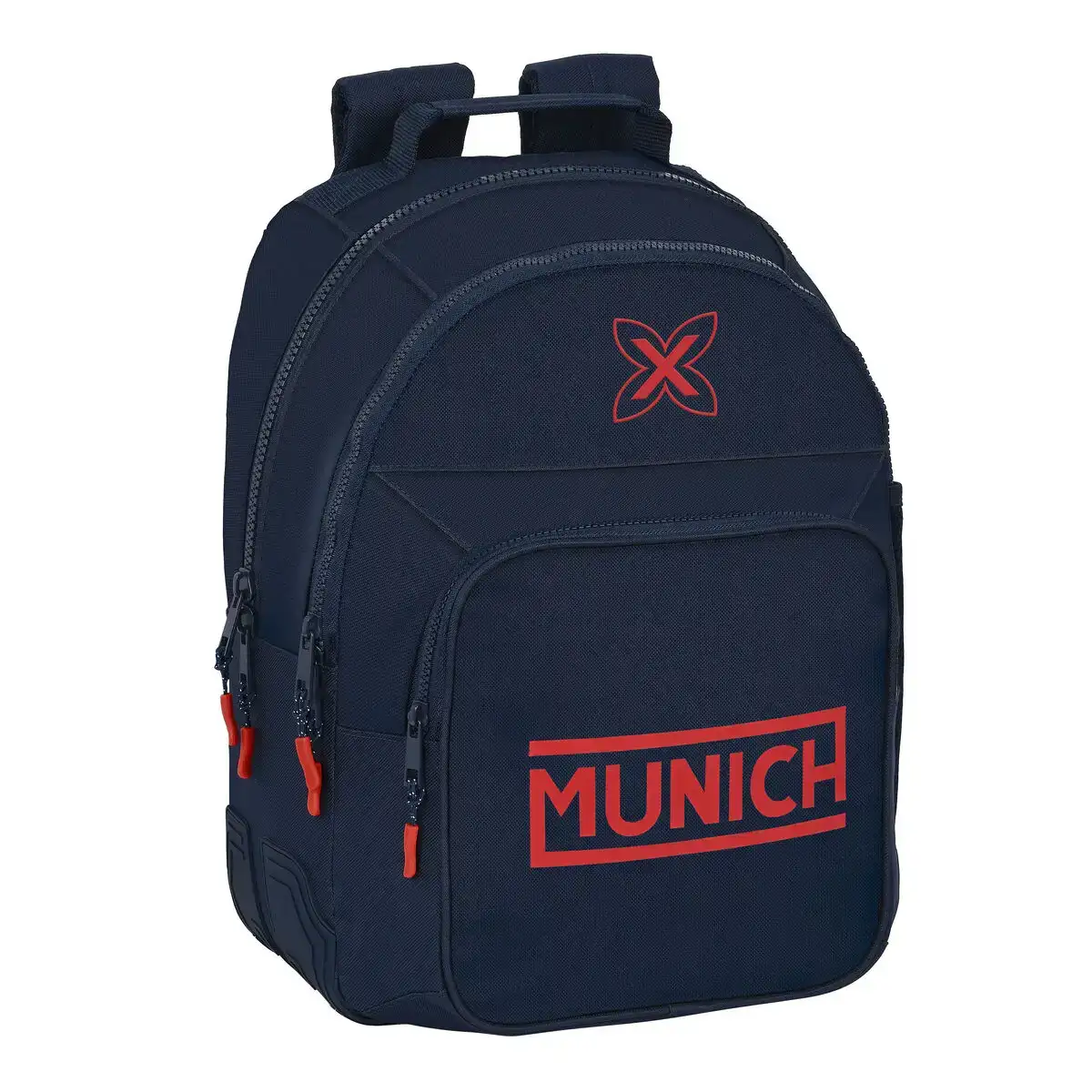 Cartable munich flash blue marine 32 x 42 x 15 cm_8106. DIAYTAR COTE D'IVOIRE - Où Choisir est un Acte de Création. Naviguez à travers notre plateforme et choisissez des produits qui complètent votre histoire personnelle.