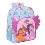 Cartable my little pony wild free bleu rose 33 x 42 x 14 cm_6381. DIAYTAR COTE D'IVOIRE - Où Choisir Devient une Découverte. Explorez notre boutique en ligne et trouvez des articles qui vous surprennent et vous ravissent à chaque clic.