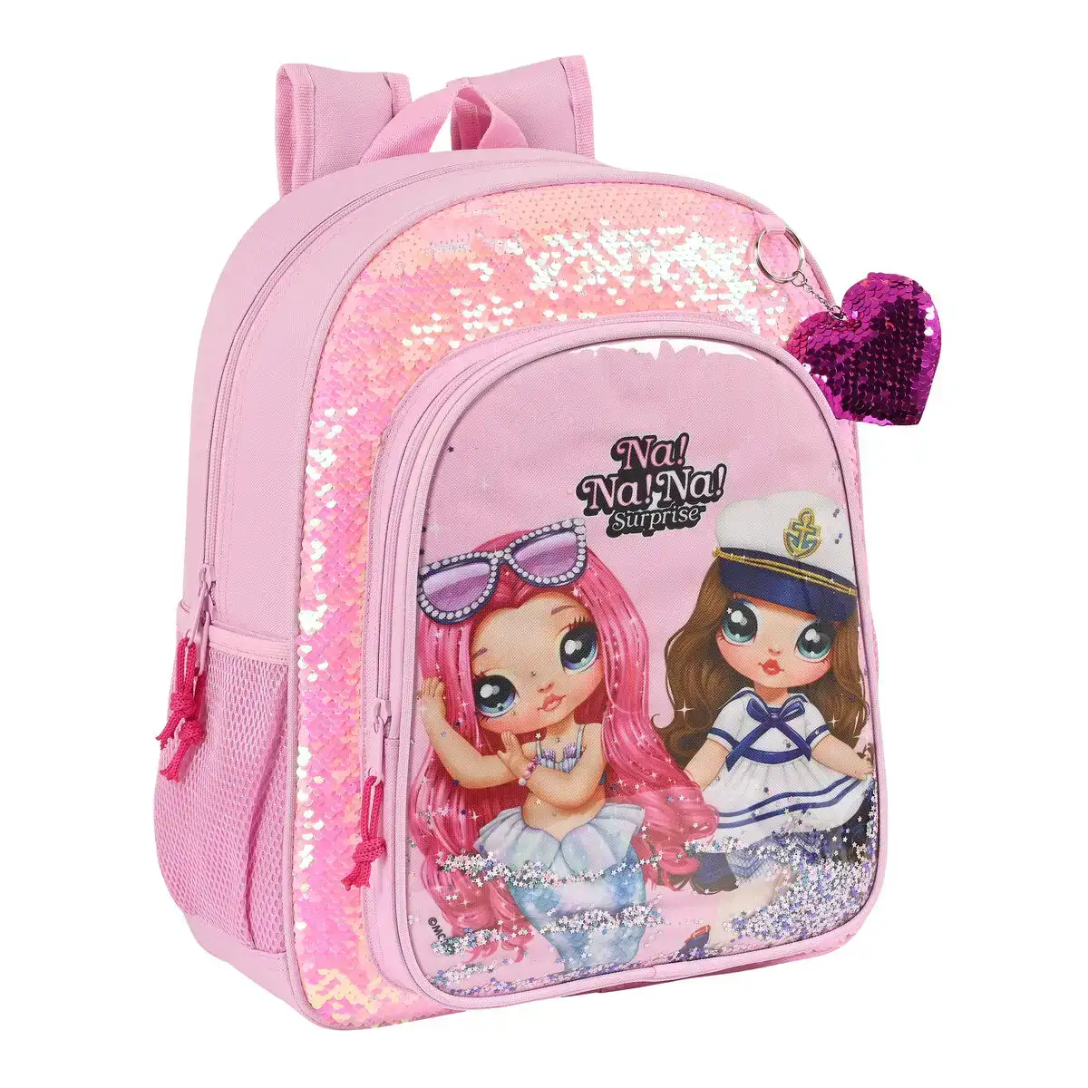 Cartable na na na surprise sparkles rose 32 x 38 x 12 cm _5522. DIAYTAR COTE D'IVOIRE - Là où Chaque Produit est une Trouvaille Unique. Découvrez notre boutique en ligne et trouvez des articles qui vous distinguent par leur originalité.