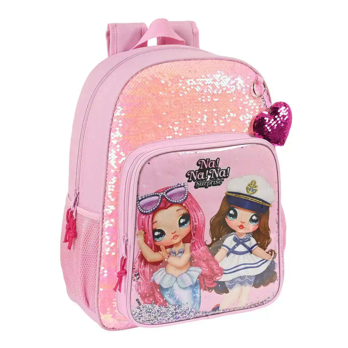 Cartable na na na surprise sparkles rose 33 x 42 x 14 cm _7272. DIAYTAR COTE D'IVOIRE - L'Art du Shopping Distinctif. Naviguez à travers notre gamme soigneusement sélectionnée et choisissez des produits qui définissent votre mode de vie.