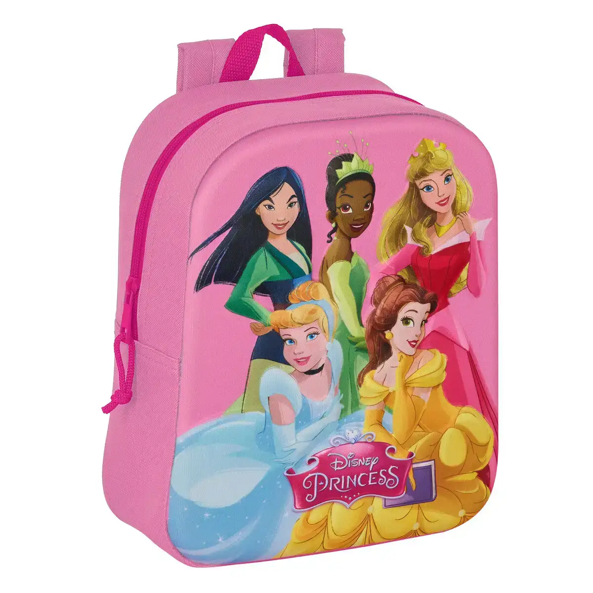 Cartable princesses disney 3d rose 22 x 27 x 10 cm_7655. Bienvenue chez DIAYTAR COTE D'IVOIRE - Où Chaque Produit a son Histoire. Plongez dans notre sélection diversifiée et découvrez des articles qui racontent le riche patrimoine sénégalais.