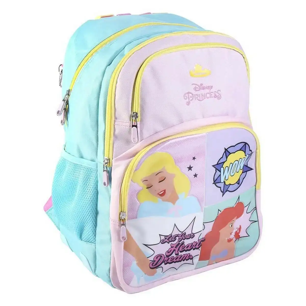 Cartable princesses disney rose 32 x 18 5 x 44 cm _2262. DIAYTAR COTE D'IVOIRE - Là où Choisir est un Acte d'Amour pour la Culture Côte d'Ivoireaise. Explorez notre gamme et choisissez des produits qui célèbrent la richesse de notre patrimoine.
