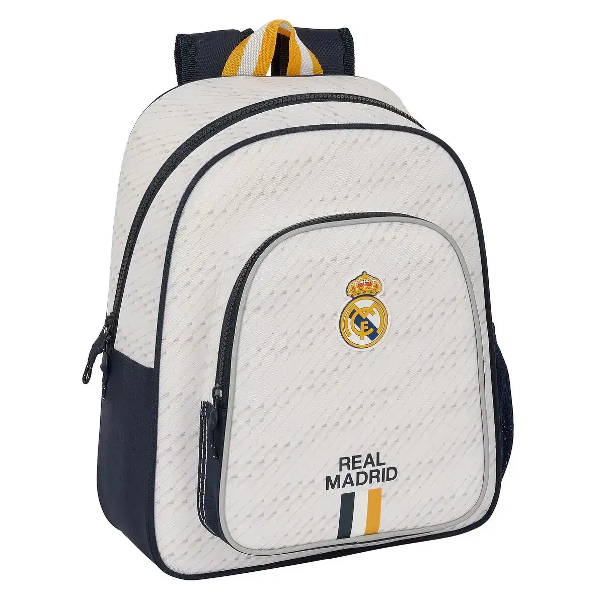 Cartable real madrid c f blanc 28 x 34 x 10 cm_8586. DIAYTAR COTE D'IVOIRE - L'Art de Trouver ce que Vous Aimez. Plongez dans notre assortiment varié et choisissez parmi des produits qui reflètent votre style et répondent à vos besoins.